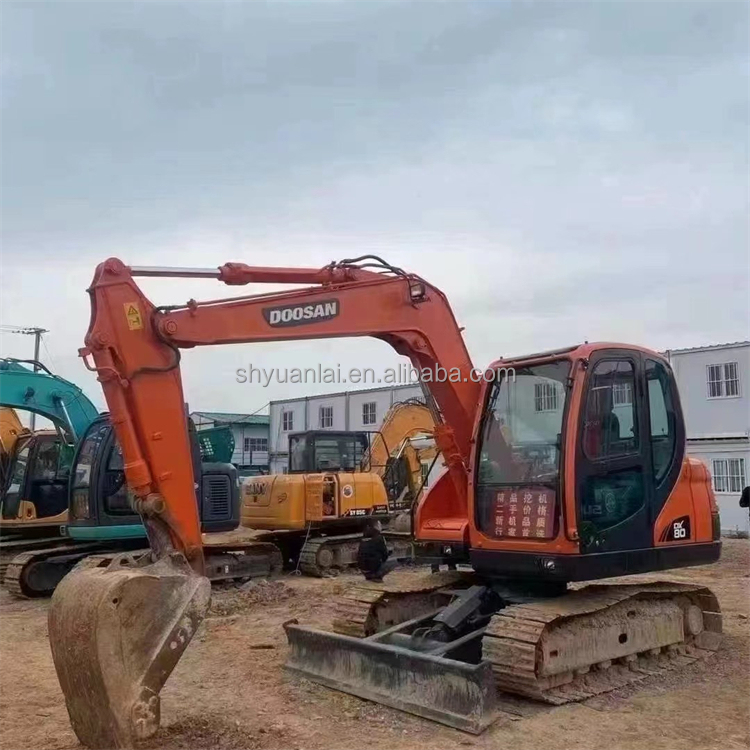 DOOSAN DH150W-7 Excavator For Crushing Used Hand Excavators 7.9 Tons