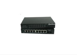 China 10M / 100M UTP Gigabit Fiber Optic Switch 8 Port Fast CSMA / CD Protocol factory