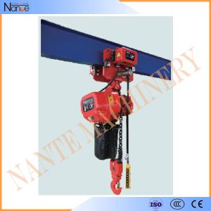 China Single Phase IP54 / IP55 3 Ton Electric Chain Hoist With Pendent Control factory