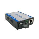 Single Mode Fiber Media Converter 10 / 100 / 1000Base - Tx to 1000Base