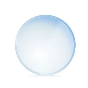 Circular Bottom Glass Hearth Plate With Bevel Edge Stress Layer