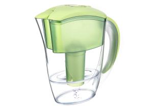 China Refrigerator Door Water Filter Jugs , Water Filtration Pitcher Silk Printing Logo OEM Provided factory