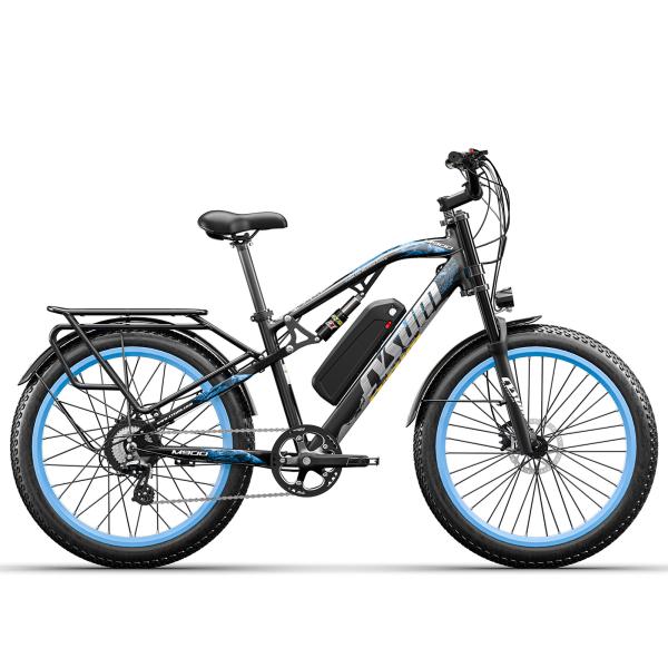 US EU STOCK Cysum M900 Pro Fat Tire E Mountain Bike 1000w 48V 17AH Lithium