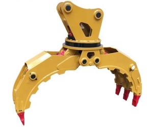 China 40Mn 1m3 Hydraulic Grab For Mini Excavator Demolition Sorting Grapple factory