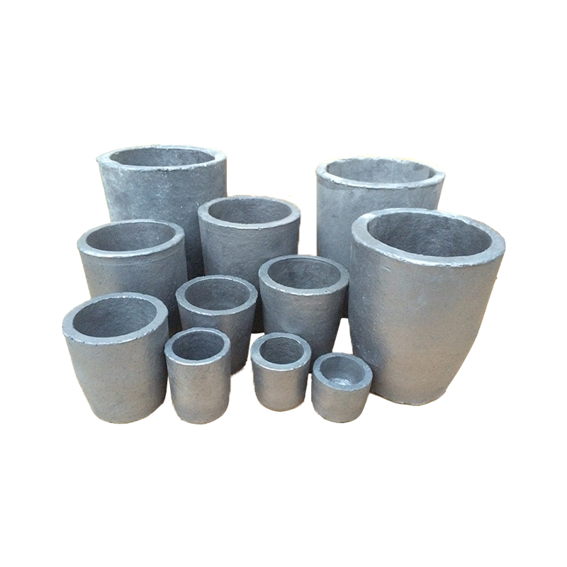 High Temperature Silicon Carbide Graphite Crucible with Fine Structure 1kg Capacity