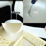 Translucent Addition Cure Gypsum Decoration Molds Making RTV2 Liquid Silicone