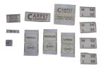 Eco-friendly Clothing Woven Fabric Lables Soft For Men's Collections