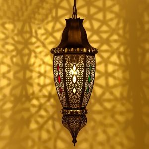 China Moroccan Style Vintage Lantern Chandelier with Six Lights, 24.5 Dimensions, and 120 Volts Switch Control on sale