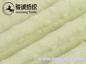China Hot sell embossed minky sherpa velboa for home fabric factory