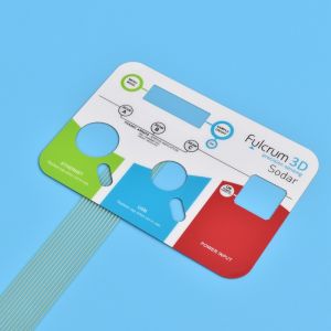 China Customized Pillow Emboss Shape Flex Keyboard Interface With Backlighting factory