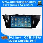 Ouchuangbo android 4.2 Toyota Corolla 2014 car dvd navigation radio stereo