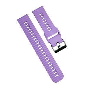 China Silicone Men'S 22mm Watch Band Strap Vertical Stripe Multicolor factory