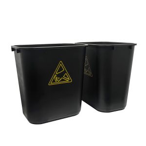 35L PP Plastic Square Antistatic Waste Bin ESD Electrostatic Cleanroom Tool Box
