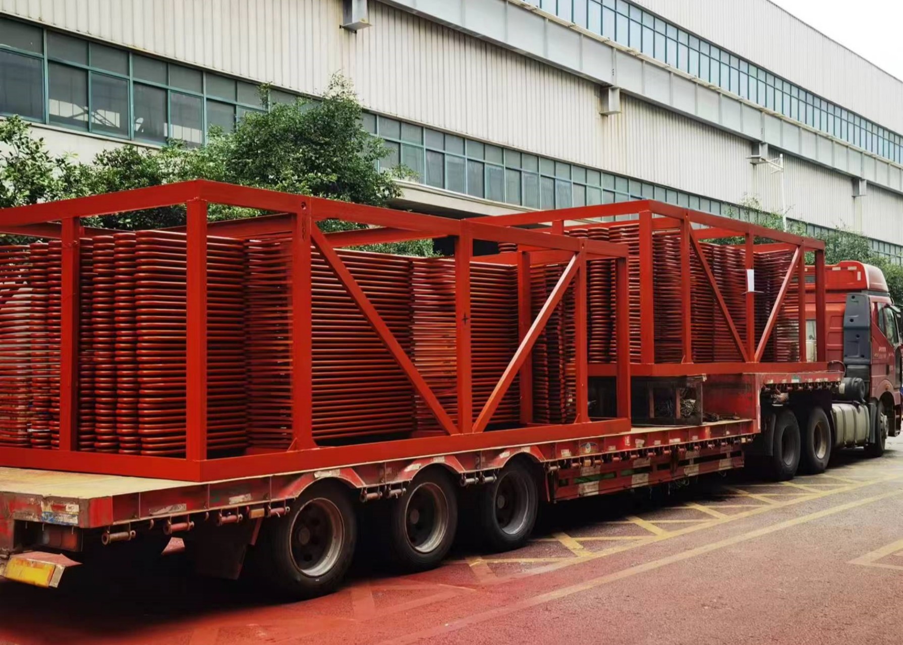 Boiler Economizer Coils Made Of SA210C With Handcuffs In ASME Standard