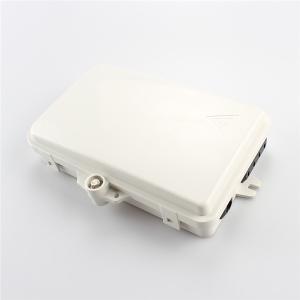 China 2/4 Cores ABS Mini Fiber Optic Distribution Box / Ftth Fiber Optic Termination Box factory