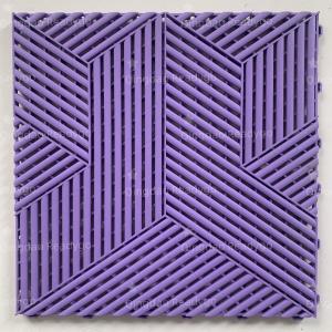 China Rib Self-Draining warehouse plastic flooring Garage floor tiles interlocking grid floor factory