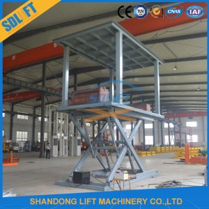 China CE Certified Double Deck Car Lift with 1 Control Box 1 Control Panel and 2 Remotes for Easy Control factory