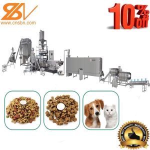 China SLG 65-III Dry Dog Food Making Machine Twin Screw Extruder 500-600 Kg/h on sale