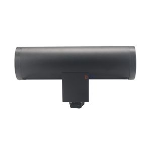 Hotel office full black mount on desk aluminum EU power and usb charger socket