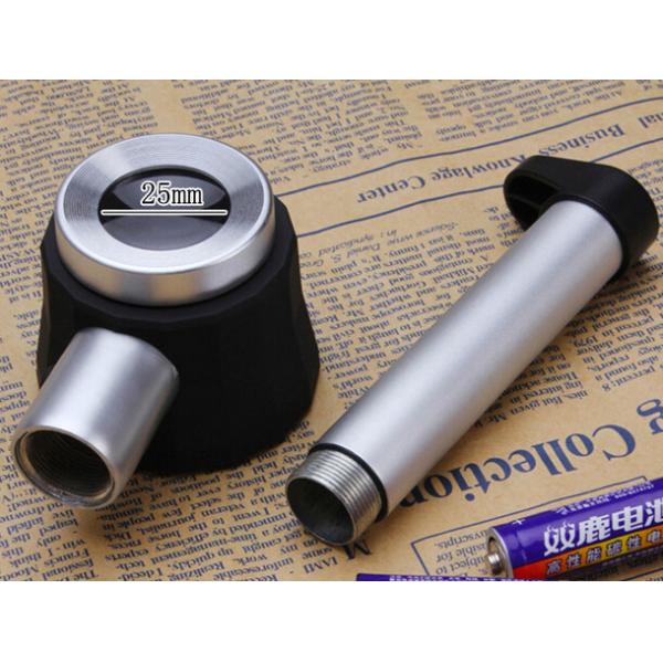 China Mini Handheld Magnifier Portable Led Microscope Optical Glass Lens with 2cm Ruler Inside factory