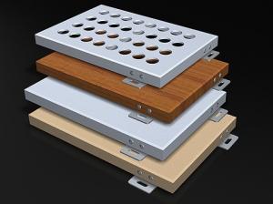 China Perforated Wood Grain Dibond 3mm Aluminium Composite Panel factory