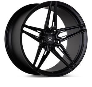 China Mercedes Benz 1 Piece Forged Wheels Satin Black Deep Concave Vossen factory
