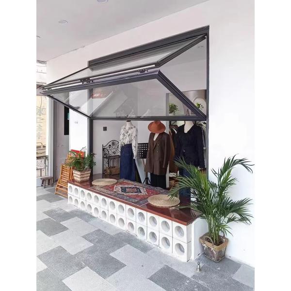 China folding window aluminum balcony vertucal factory