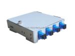 FTTH Wall Mounted Fiber Optic Termination Box, 4 Fibers Fiber Splice Box SC