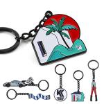 Metal Soft Hard Enamel Keychains Keychain Custom Logo 3D 2D Keyrings Keychain