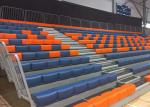 Indoor Sport Hall Power Operated Retractable Seating with Bench Seating
