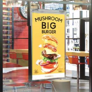 China 43 Inch Window Double Sided LCD Screen Panel Displays factory