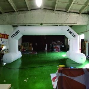 China Custom outdoor inflatable entrance start finish line arch for advertising factory
