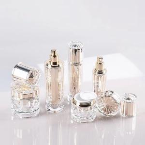 China Customized Acrylic Bottle Jar Set for Cosmetic Packaging 30ML 50ML 100ML 30G 50G Perfect factory