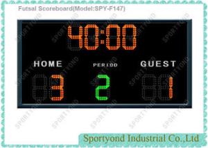 China Futsal Scores Electronic Football Scoreboard , LED Digital Score Board Display factory