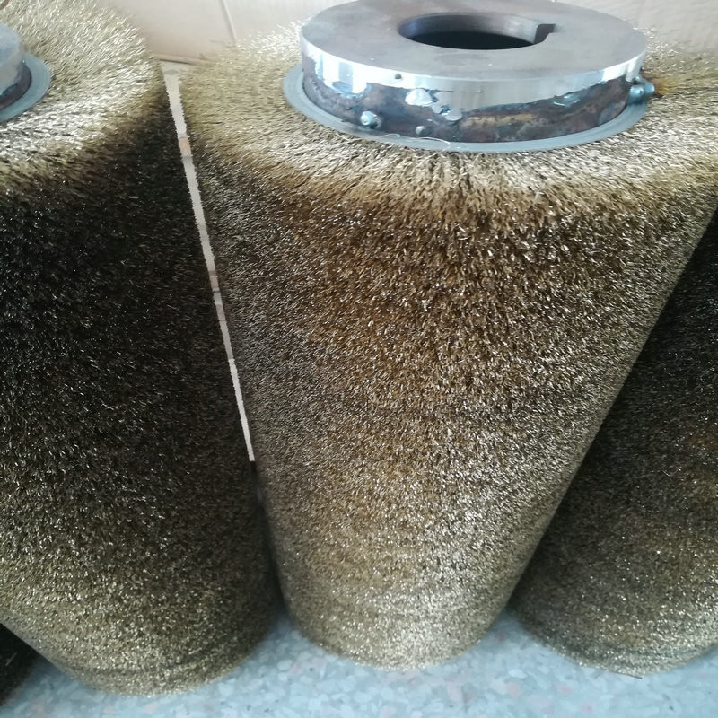 Size 800 * 200 * 30mm Industrial Machinery Roller Brush