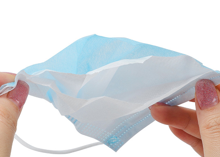 3 Layers Blue Non-woven Fabric Disposable Medical Face Mask 3 Ply Surgical Face Mask