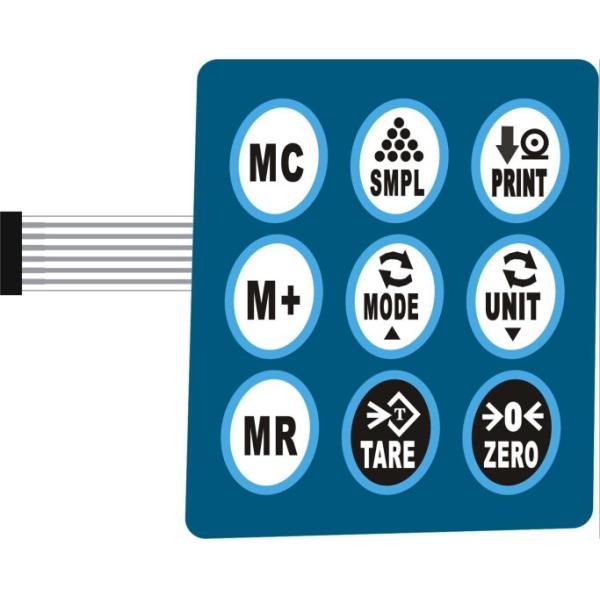 Custom Silk Printing Polycarbonate Nameplates Graphic Overlay