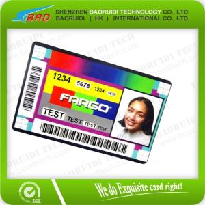 China pvc portrait card factory