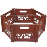 Wood Burning Steel Fire Pit Corten Steel Outdoor Rustic Finish Fire Pit