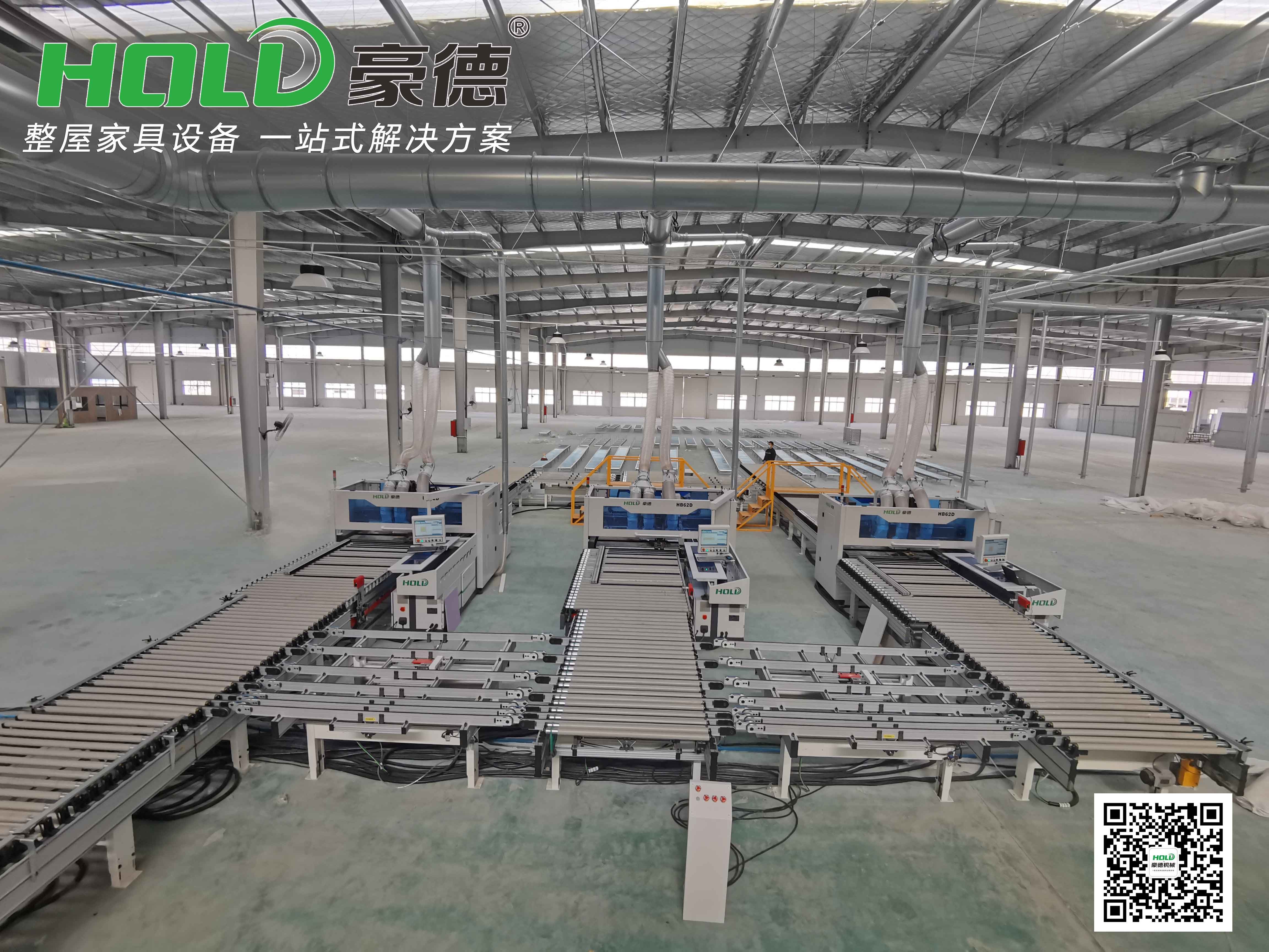 Four Single Sided Edge Banding Machine Edge Banding Production Line