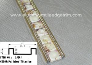China Metal Mosaic Tile Edge Trim , Decorative Accent Tiles For Kitchen Backsplash factory