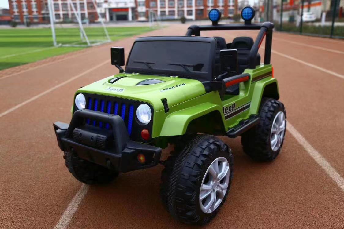 Music Early Education Four-Wheel Drive Double-Door Baby 12V Electric Ride On Car