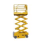 Yellow 450KG Portable Hydraulic Scissor Lift 8m Self Propelled Aerial Lift