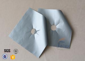 China Silver PTFE Coated Fiberglass Fabric Food Grade Heat Resistant factory