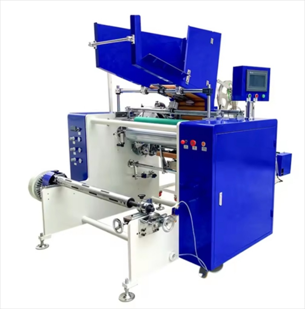 Fast Speed 6 Shafts Automatic Aluminum Foil Roll Rewinding Slitting Machine