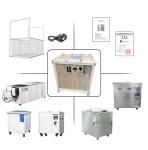 135L Ultrasonic Cleaner AC220V AC380V 3 Phase For Aircraft Parts