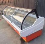Sliding Door Deli Display Freezer 1.5m 2m 2.5m Stainless Steel Meat