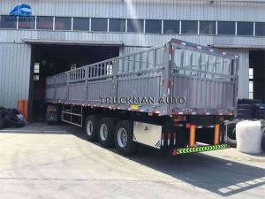 China 3x13 Tons Fence Semi Trailer factory