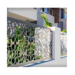 Classic Laser cut art stainless steel garden divider screen partition