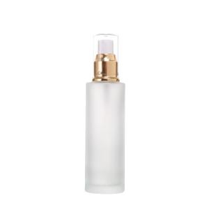 China Transparent 120ml Spray Glass Bottle Cosmetic Packaging Leak Proof factory